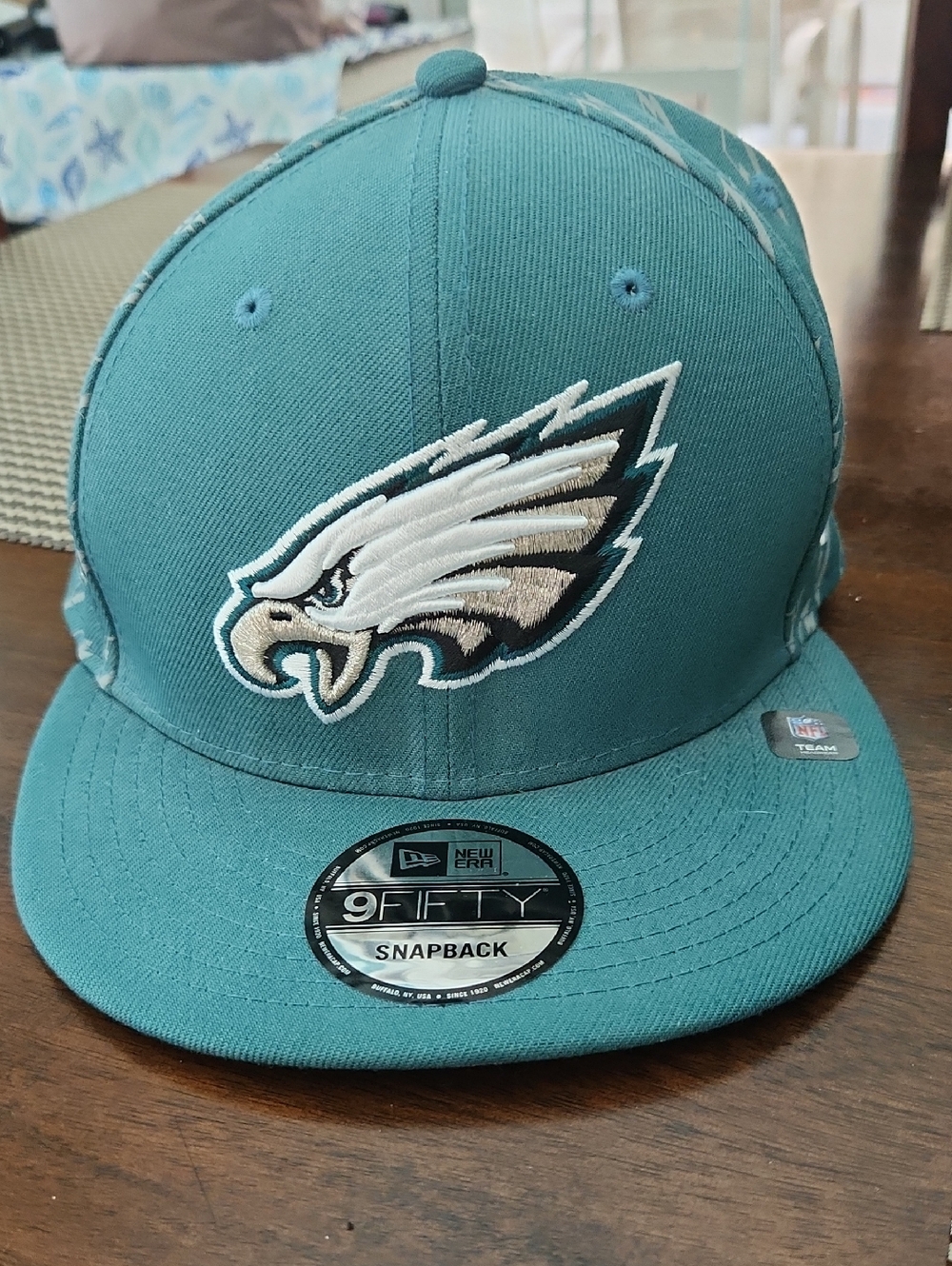New Era Teal Philadelphia Eagles 9FIFTY Snapback Hat